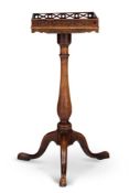 A GEORGE III MAHOGANY KETTLE STAND, CIRCA 1770