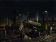 λ TERENCE CUNEO (BRITISH 1907-1996), EPITAPH FOR STEAM