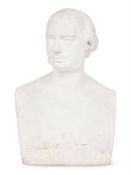 AFTER EDWARD WILLIAM WYON (1811-1885), A PLASTER PORTRAIT BUST OF ISAMBARD KINGDOM BRUNEL