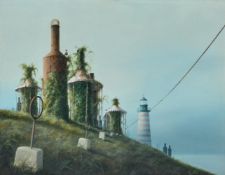 λ FELIX KELLY (BRITISH 1914-1994), THE LIGHTHOUSE