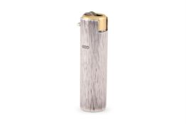 GERALD BENNEY (1930-2008), A SILVER SLEEVE CASED CIGARETTE LIGHTER