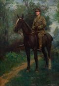 λ FRANK EASTMAN (ENGLISH 1868-1964), AN OFFICER OF THE ROYAL ENGINEERS MOUNTED ON HORSEBACK