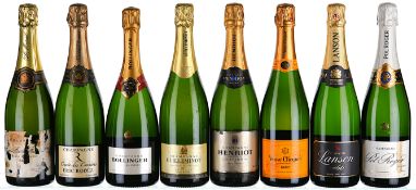 Mixed Lot of NV Champagne