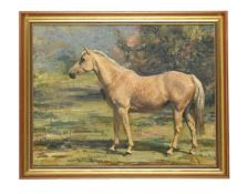 λ THOMAS SHERWOOD LA FONTAINE (BRITISH 1915-2007), PALAMINO HORSE