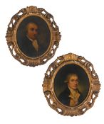 ENGLISH SCHOOL (18TH CENTURY), PORTRAIT OF CHARLES J. FOX; AND ANOTHER