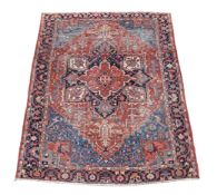 A HERIZ CARPET, PROBABLY FIRST QUARTER 20TH CENTURY
