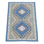 A HAND KNOTTED KELIM CARPET, MODERN