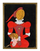 λ AGOSTINO NANI (ITALIAN 20TH CENTURY), WALNUT COURTIER