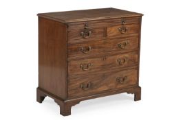 A GEORGE III MAHOGANY CHEST OF DRAWERS, CIRCA 1775