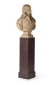AFTER CHARLES-LOUIS CORBET, A PLASTER PORTRAIT BUST OF GENERAL NAPOLEON, CIRCA 1900