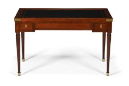 Y A LOUIS XVI MAHOGANY 'TRIC TRAC' GAMES TABLE, CIRCA 1790
