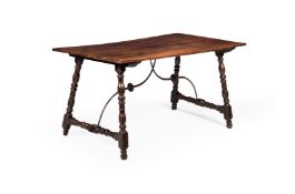 A SPANISH CHERRY WOOD AND FRUITWOOD CENTRE TABLE, POSSIBLY FROM DEYA, MALLORCA