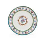 A SÈVRES PLATE, CIRCA 1789