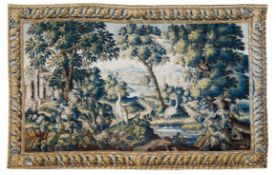 A FRENCH VERDURE TAPESTRY, 18TH CENTURY