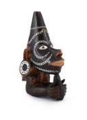 Y A SOLOMON ISLANDS CANOE PROW, NGUZUNGUZU, NEW GEORGIA, SOLOMON ISLANDS, MELANESIA