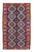 A CAUCASIAN FLATWEAVE KILIM, CIRCA 1880