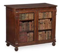 A REGENCY MAHOGANY BOOKCASE OR LIBRARY CABINET, ATTRIBUTED TO GILLOWS, CIRCA 1820