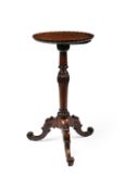 A GEORGE III MAHOGANY KETTLE STAND, ATTRIBUTED TO GILLOWS,