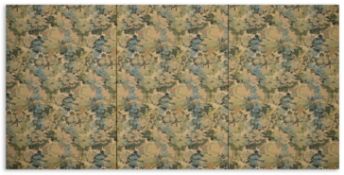† A SET OF THREE 'HAMPSTEAD VERDURE’ WOVEN FABRIC PANELS