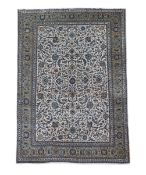 A KASHAN CARPET, SIGNED BY MASTER WEAVER 'AFSHARI'