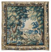 AN AUBUSSON VERDURE TAPESTRY, FRENCH, EARLY 18TH CENTURY