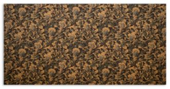 † A SET OF THREE 'SAINVAL LANGAU GREEN’ PRINTED FABRIC PANELS, BY WATTS 1874, CONTEMPORARY