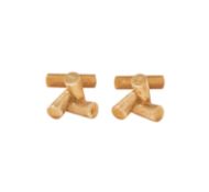 A PAIR OF 9 CARAT GOLD CUFFLINKS