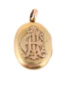 Y A VICTORIAN GOLD LOCKET