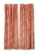 A SUITE OF FRENCH INDIENNE CHINTZ CURTAINS, 19TH CENTURY