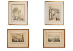 AFTER DAVID ROBERTS, TWO VIEWS OF CORDOVA FROM PICTURESQUE VIEWS IN SPAIN (1832-1833)