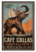 C. VALLIANT, CAFE COLLAS, 1927