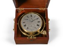 A REGENCY EIGHT-DAY MARINE CHRONOMETER AWARDED SECOND PRIZE AT THE GREENWICH TRIALS