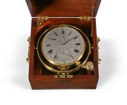 A REGENCY EIGHT-DAY MARINE CHRONOMETER AWARDED SECOND PRIZE AT THE GREENWICH TRIALS