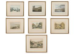 BRITISH SCHOOL (18TH AND 19TH CENTURIES), FIVE COLOURED LITHOGRAPHS OF VIEWS OF THE FAR EAST