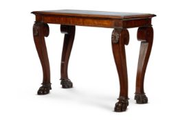 A REGENCY MAHOGANY `TOMB OF AGRIPPA' SIDE TABLE, EARLY 19TH CENTURY