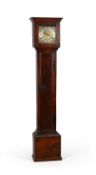 AN INTERESTING OAK AND ELM CASED THIRTY-HOUR LONGCASE CLOCK