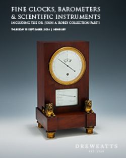 Fine Clocks, Barometers & Scientific Instruments: Including The Dr. John A. Robey Collection Part I