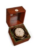 A FINE AND VERY RARE GEORGE III EIGHT-DAY MARINE CHRONOMETER