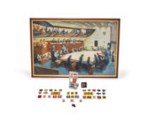 A VERY RARE GROUP OF WWII OPERATIONS ROOM MAP PLOTTING COUNTERS
