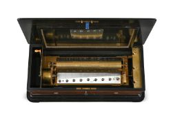 Y A FINE AND IMPRESSIVE INLAID ROSEWOOD 'TWO-TUNES-PER-TURN' MANDOLIN MUSIC BOX