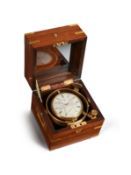 AN INTERESTING VICTORIAN TWO-DAY MARINE CHRONOMETER