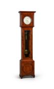 Y A SMALL MAHOGANY CASED EIGHT-DAY LONGCASE REGULATOR