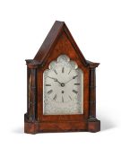 Y A VICTORIAN GOTHIC ROSEWOOD BRACKET TIMEPIECE
