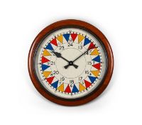 A VERY RARE WWII ROC OPERATIONS ROOM ELECTRIC SLAVE ‘SECTOR’ WALL TIMEPIECE