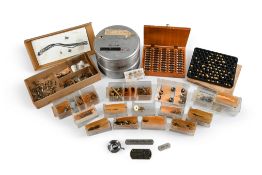 A COLLECTION OF MARINE CHRONOMETER SPARE PARTS
