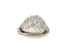 MARIO BUCCELLATI, A SILVER PLATED CONCH SHELL, 20TH CENTURY
