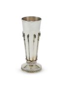 A SILVER TAPERING VASE, ASPREY & CO. LTD., LONDON 1996