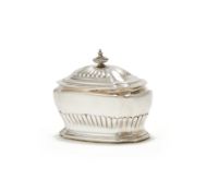 TIFFANY & CO., AN AMERICAN SILVER OBLONG SUGAR BOX, STAMPED STERLING-SILVER