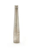 A VICTORIAN SILVER TAPERING SPIRIT FLASK, ELKINGTON & CO., BIRMINGHAM 1850