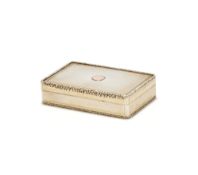A WILLIAM IV SILVER RECTANGULAR SNUFF BOX, EDWARD EDWARDS II, LONDON 1833